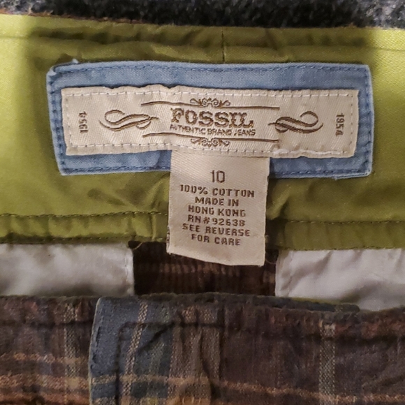 Fossil plaid pants - Picture 2 of 6